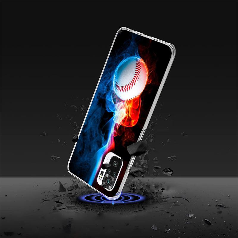 Baseball Sport Phone Case For Xiaomi Redmi Note 15 14 13 12S 12 11 Pro Plus 14S 11S 11E 10 10S 11T 5G Personalized Cover Redmi N