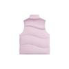 Li Ning Sports Lifestyle Series Solid Color Logo Stand Collar Down Vest Women Vests Lotus-Pink-Purple AMRS018-3
