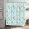 Fashion Butterfly Bath Shower Curtain Waterproof Washable Fabric Decorative Home Decor