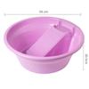 Thickened Plastic Washbasin with Washboard for Laundry and Baby Clothes