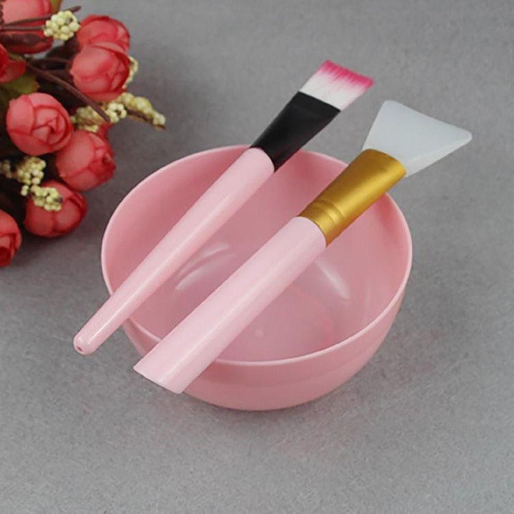 DIY Face Mask Mixing Bowl Set Silicone Facemask Mixing Tool New Makeup Brushes Woman Facial Tools