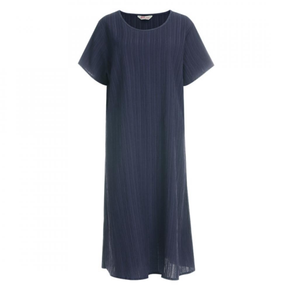 Shop   Women CoolinG Viscose Summer Short Sleeve Dress G Pp Wdr 21353 Navy
