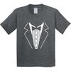 Inktastic Tuxedo Youth T-Shirt Tux Formal Groom Wedding Grooms Getting Tee