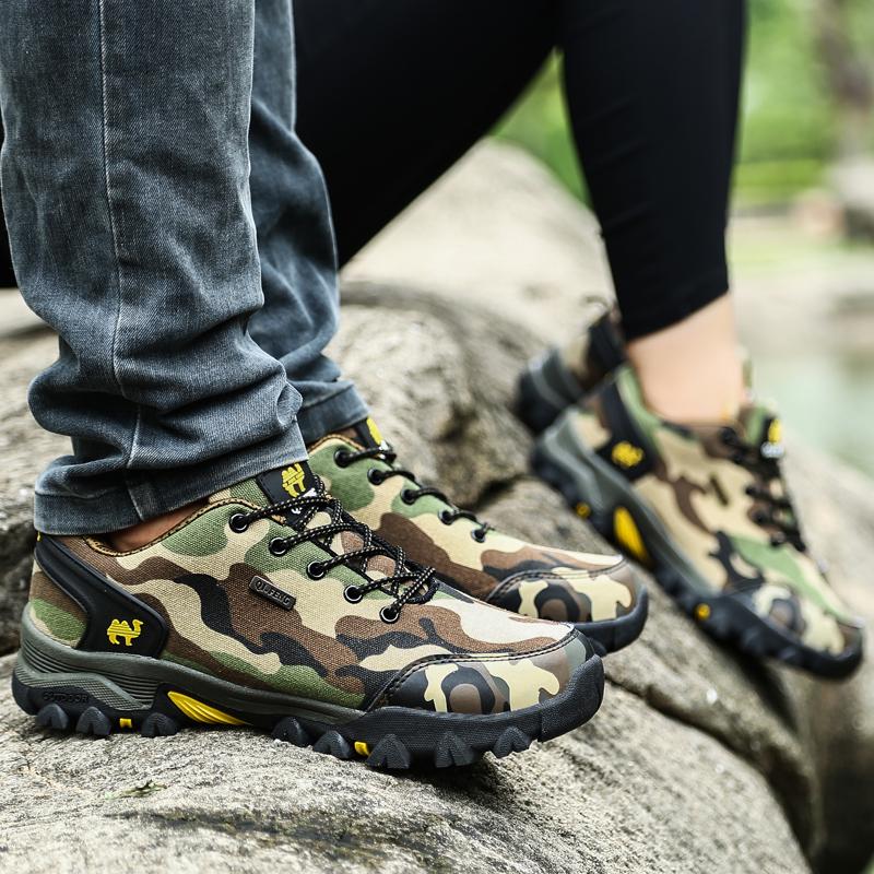 Men Hiking Shoes Casual Men Shoes Outdoor Breathable Anti-slip Combat Men Boots  Wear-resistant Men Shoes Women