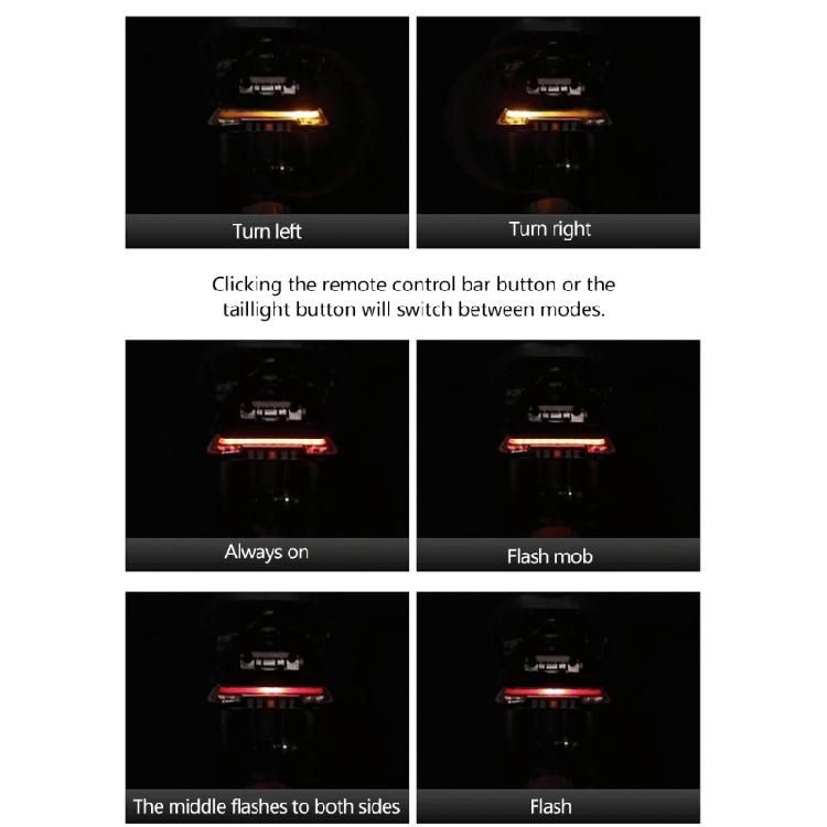 Universal Bicycles Tail Light Rechargeable Rear Bike Light Night Cycling Safety Warning Lamp Bike Accessories