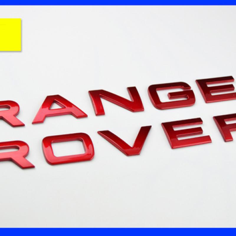 10pcs ABS Chrome Car Styling Trunk Logo Letters Emblem Badge Sticker Cover