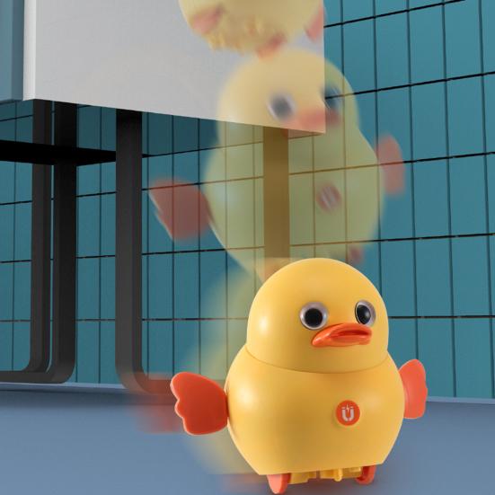 3 Teile/satz Kinder Elektrische Ente Spielzeug Licht-Up Mutter Baby Ente Spielzeug Kleinkinder Bauch Zeit Pädagogisches Walking Tier Musical Spielzeug kleinkinder Jungen Mädchen Geschenke