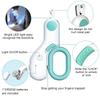 Professional Pet Nail Clipper LED Light Cat Dog Cutter Claw Trimmer with Safety Lock Puppy Kitten Animals Care Grooming Tool Kit