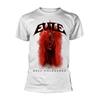 Evile Hell Unleashed White Autorizzato Uomo Maglietta