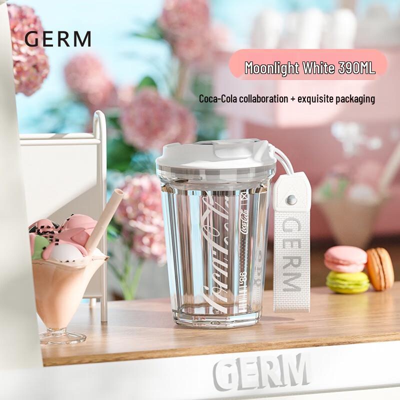 Gemi Coca-Cola 390ml Stainless Steel Insulated Tumbler with Straw