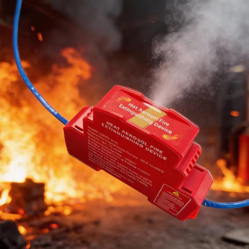 Dual-line Design Automatic Fire Extinguisher  For Distribution Box/Cabinet Engine Compartment