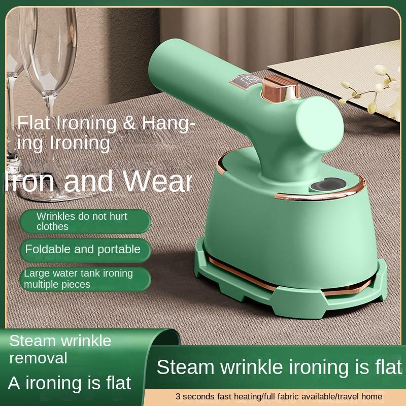Portable Garment Steamer 150 Degrees Digital Display Steam Iron for Clothes 90 ° Rotating Handle Steam Iron 120 ML Water Tank