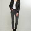 Baiyu Women Washed Banding Denim Pants Dwlw