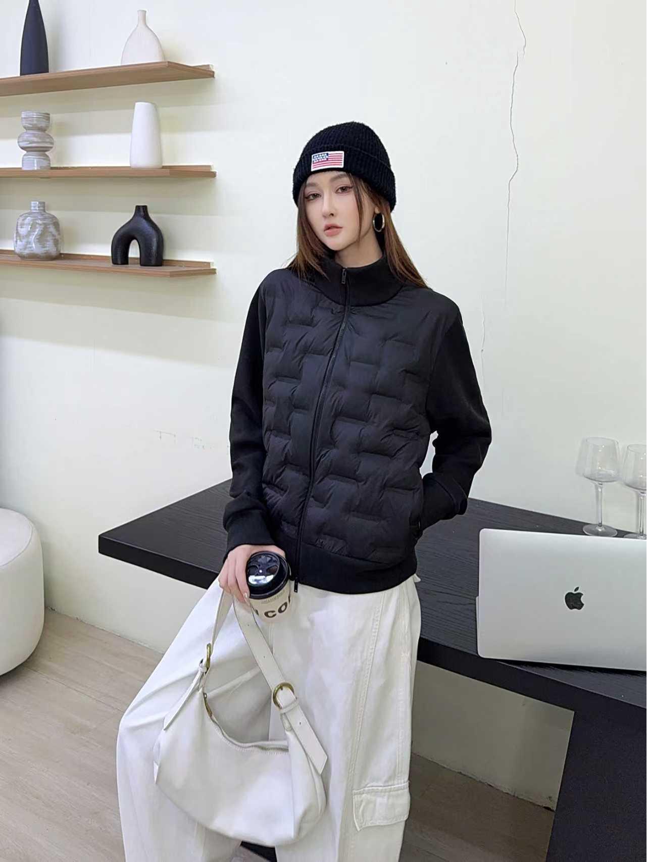 

Korean-Style Women s Winter Warm Down Jacket - Solid Color, Versatile Fashion Outerwear with Zipper Cardigan. XL