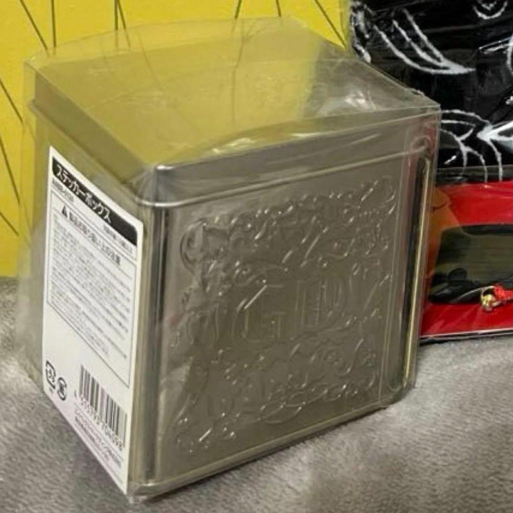 [USED] BIGBANG GD Jiyong Sticker Box BOX Tin Box Storage