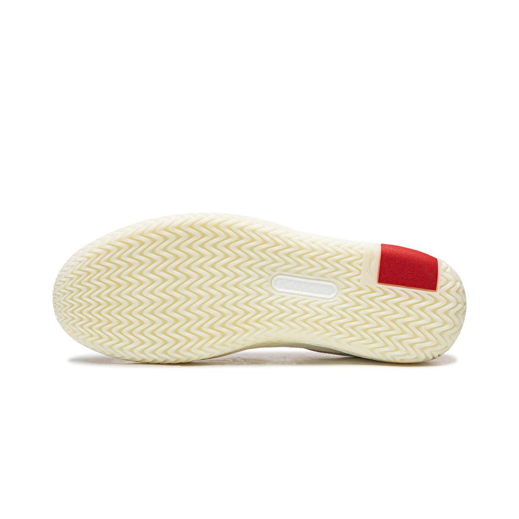 Li Ning Break The Mold Slip Resistant Cushioning Abrasion Resistant Breathable Low top German Army Trainers Men's Ivory AGCW207-1