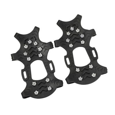 1pair Light Weight Ice Cleats Grip Spikes Antiskid Tractions Grip Snow Grip for Mountain Climbing Snow Walking