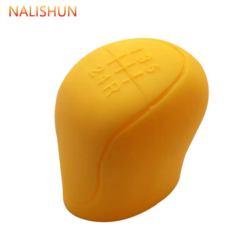 Auto Car Silicone Gear Shift Knob Cover Gear Shift Non Slip Grip Handle Protective Cover Cap Manual 5 6 Speed Car Accessories