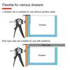 Efficient Drawer Fixing Clip Drawer Installation Clip for Quick Cabinet Hardware Jig Setups in Home Professional Use