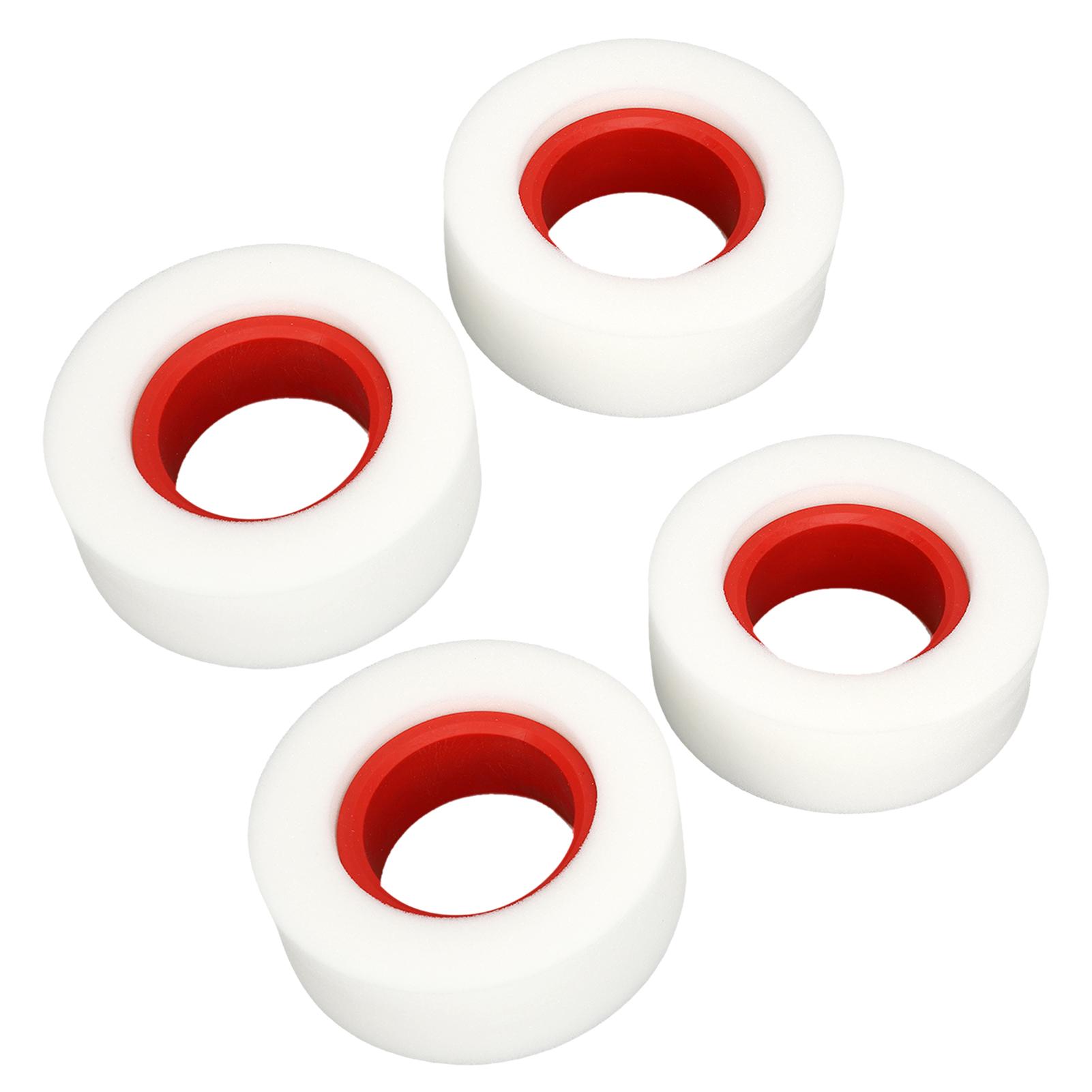 

4PCS RC Tire Foam 2.2 Inch Dual Stage Soft Sponge RC Car Crawler Tire Foam for 110 18 RC Crawler червоний