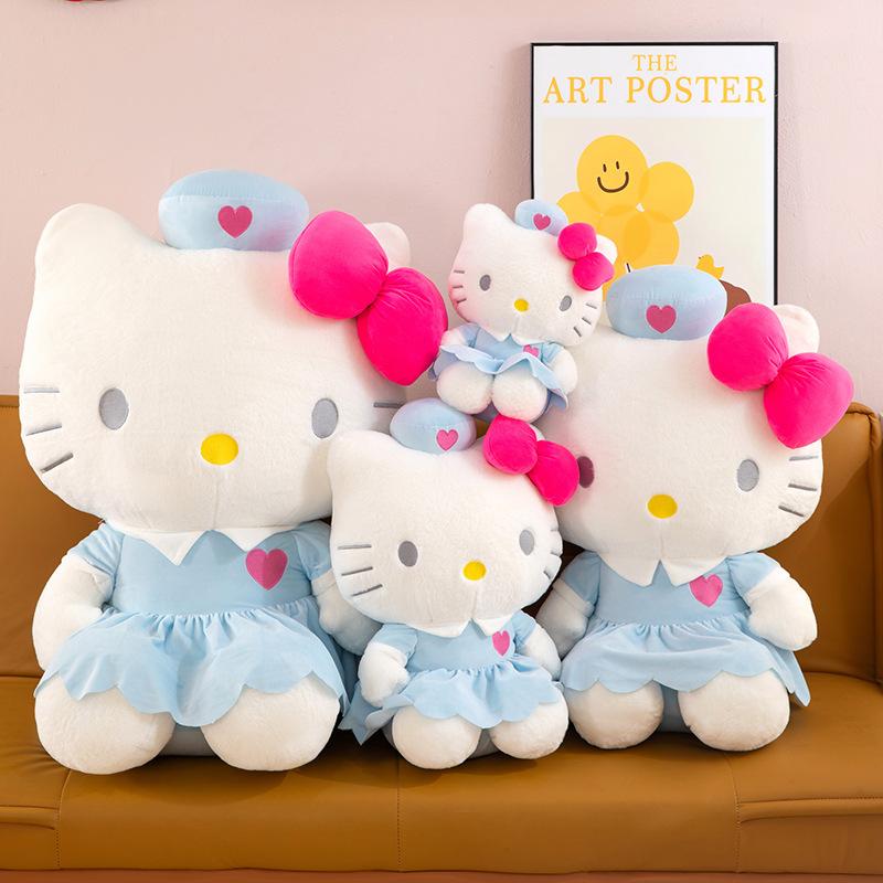 Nurse Uniform Cat Doll Uniform Kitty Cat Plush Toy Sleeping Pillow Ragdoll