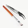 New High Precision Forceps Stainless Steel Curved Tweezer Watch Cleaning Brush Movement Small Part Cleaning Pen Maintenance Tool
