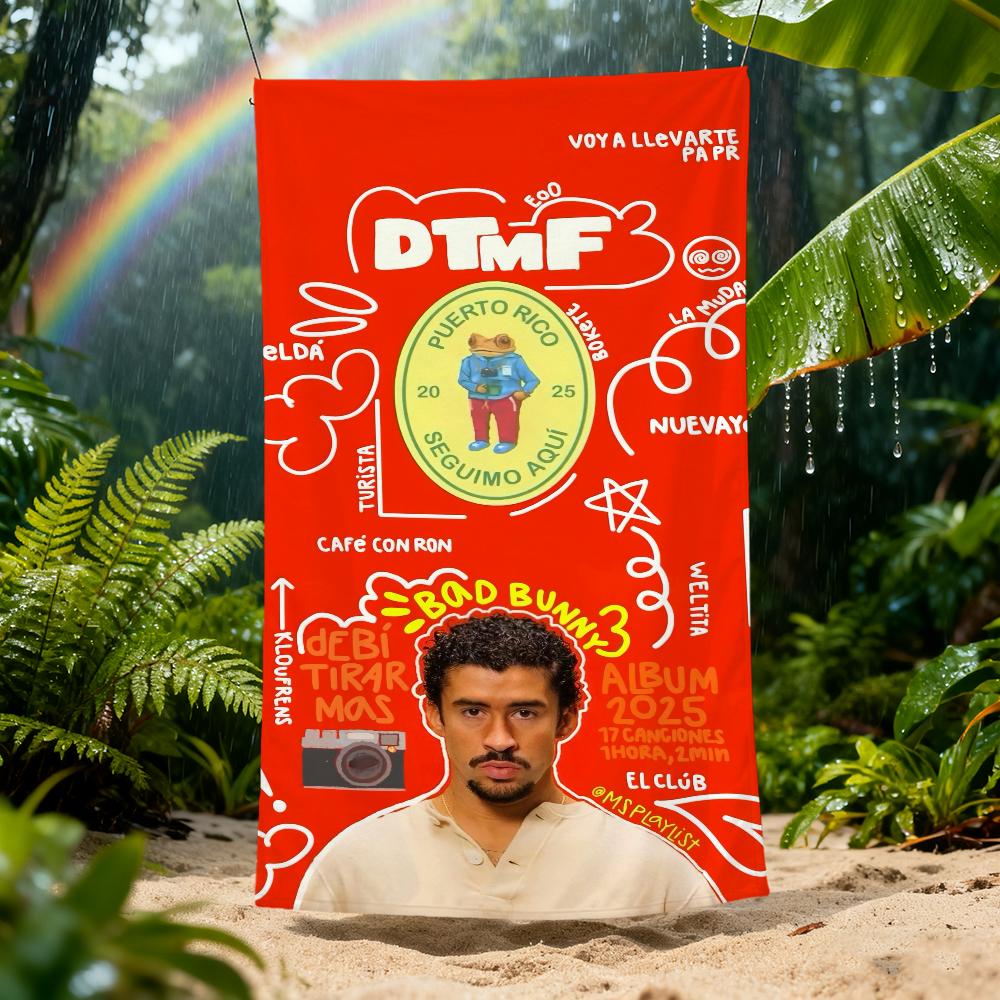 Cattiva cantante DeBi TiRAR MaS FOToS d-dtmf b-Coniglietto Asciugamano da Spiaggia Asciugatura Rapida Morbido Asciugamani da Piscina Regalo per Viaggio Palestra Doccia Campeggio sport