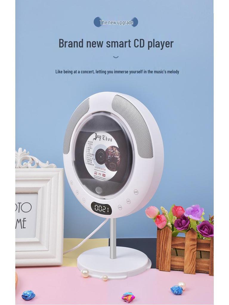 Radyolu ve İngilizce Tekrarlama Fonksiyonlu Kecag Duvara Monte Bluetooth CD Çalar