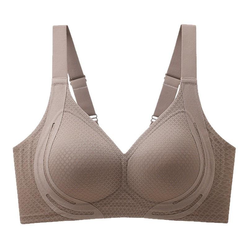 Women S Seamless Thin Push Up Bra For Large Bust Side Support Bra