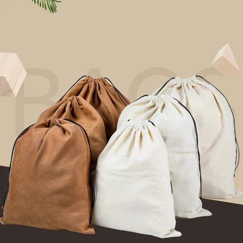 Zachte Velours Trekkoordzakjes Herbruikbare Opbergzakjes voor Sieraden, Cadeaus, Cosmetica en Reisorganizer Stofdichte Verpakkingstas