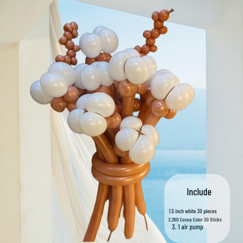 DIY Lily & Sunflower Balloon Kit: Wind Chime & Daisy Weaving
