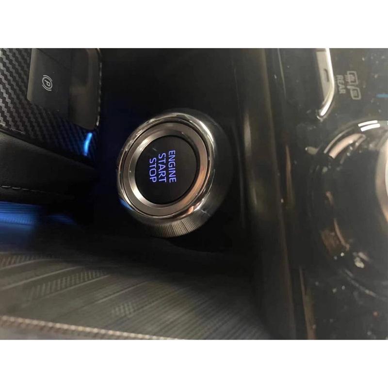 For Toyota Venza/Harrier 2024 ABS/Steel Start Stop Engine Lgnition Switch Push Button Cover Interior Accessories