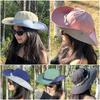 Color Matching Bucket Hats Quick-drying Material Quick-drying Caps Outdoor Hiking