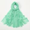 Large Size Cotton Feeling Scarf Women Plain Foulard Femme Luxury Hijab Long Bandana Evening Party Dress Shawls and Wraps