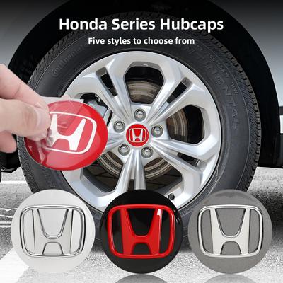 4Pcs Car Wheel Hub Cover Rim Center Cap Accessories For Civic FIT Accord Prelude CRV 5th City CRZ CRX Jazz HRV Pilot