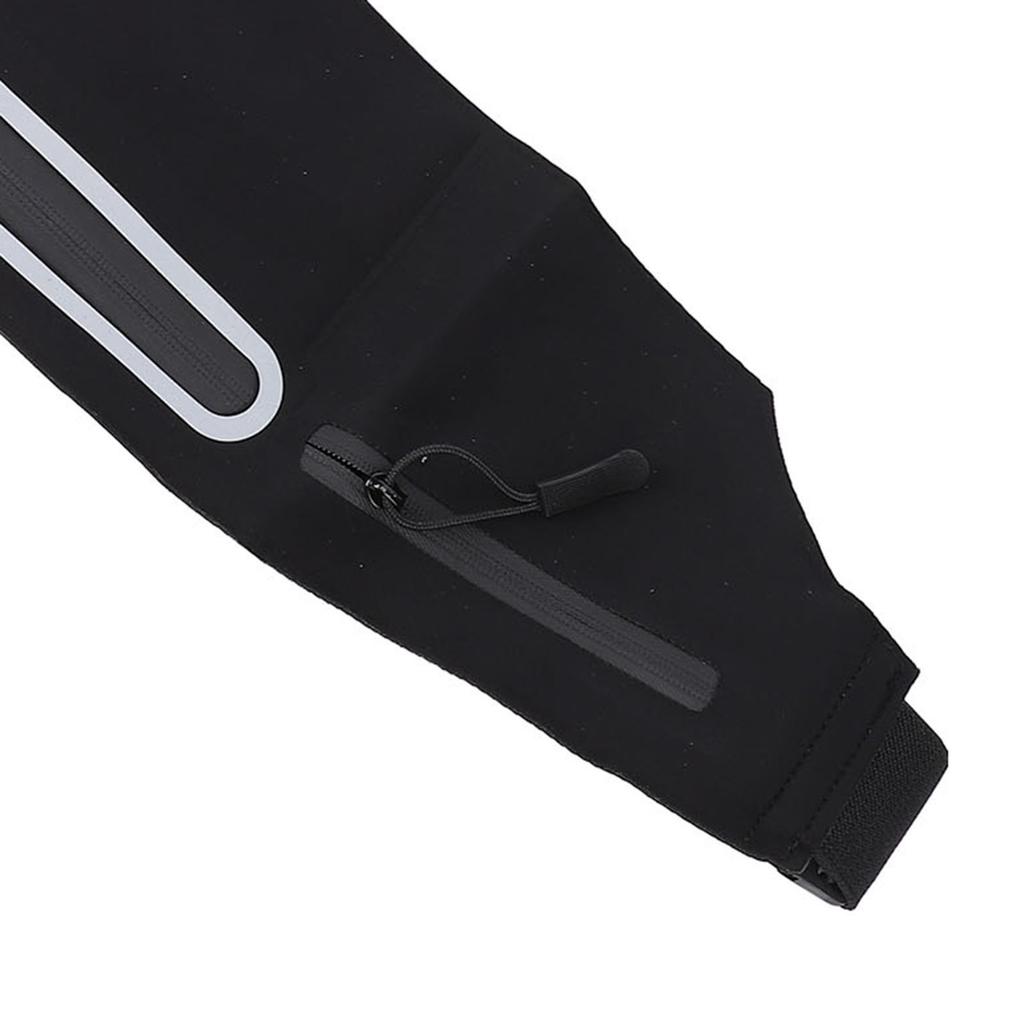 Ceinture de Course Exercice Sac Banane Étanche Pochette de Taille pour Course Entraînement Cyclisme Noir