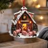 Christmas Animal and Acrylic Hanging Ornament for Holiday Decor, 11
