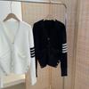Mink Velvet Knitted Sweater - Women's Autumn/Winter Lazy Style Loose Cardigan