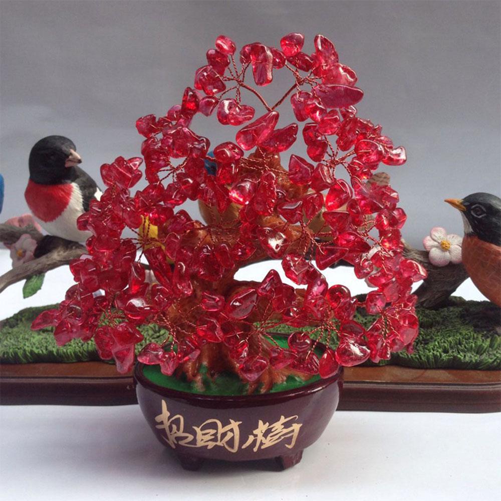 Decorative Tree Beautiful Bonsai Money Tree Decoration Ornament for Wealth and Luck for Home