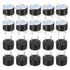 Uxcell 20 adet Aktif Buzzer DC5V 5mm Pitch Elektronik Sesli Buzzer Alarm Piezoelektrikli Buzzer Bip Sürekli Ses Bilgisayar 9x5.5mm