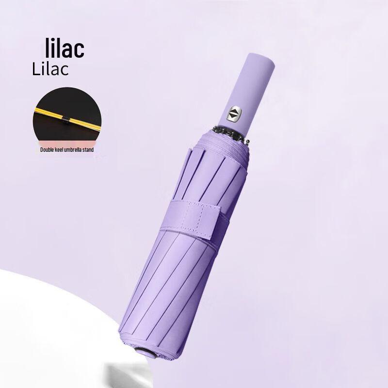 OIMG 24-Rib Semi-Automatic UV Protection Windproof Umbrella