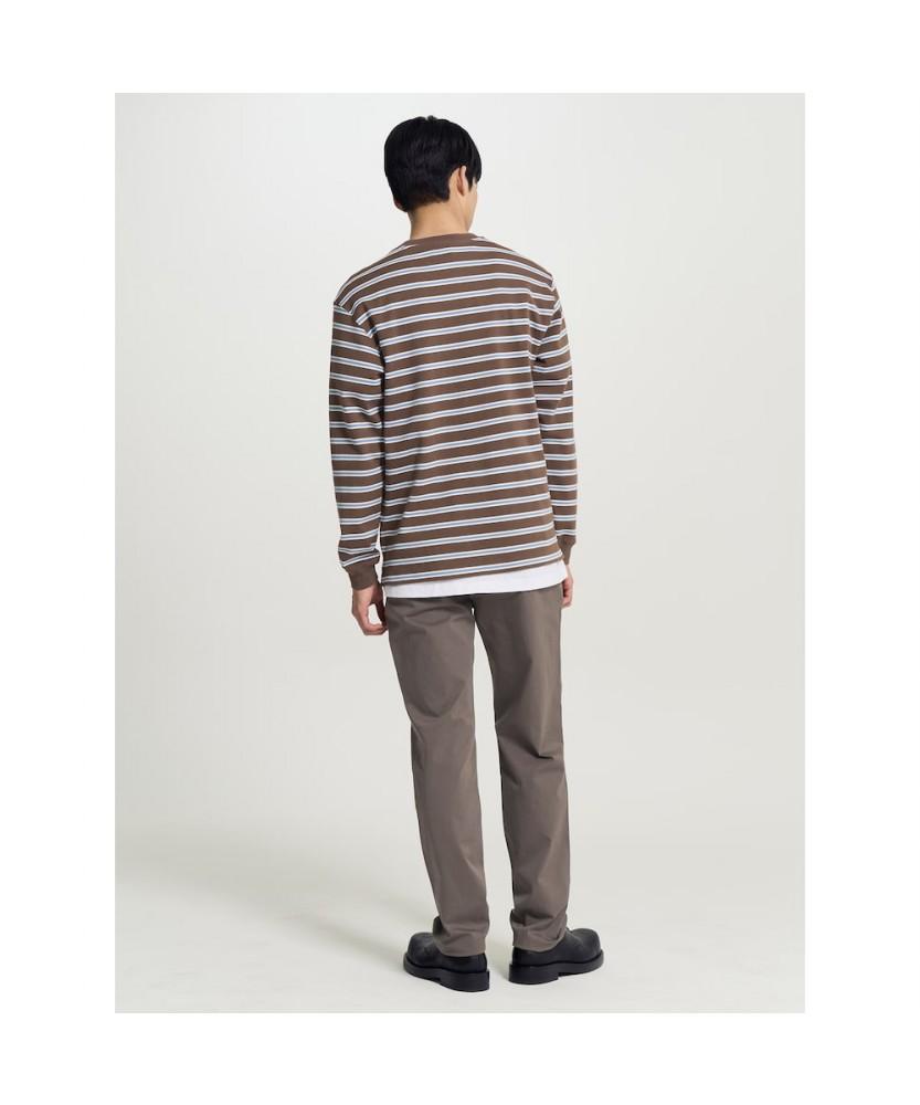 Binpolmen [Essential] Spring Standard Fit Chino Pants Brown