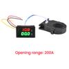 Hall Ammeter Voltmeter DC 0-300V 50A/100A/200A/400A Isolation Type LED Dual Digital Display Voltage Current Meter