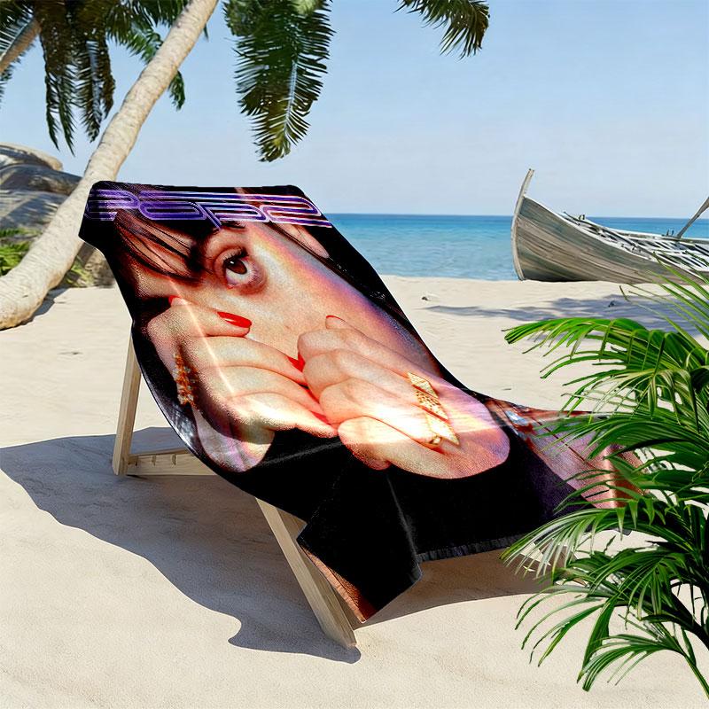 Charli XCX Beach Towel, Large Soft Quick Dry Towel for Beach Camping Swimming