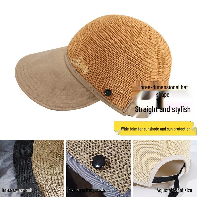 Fashionable Women's Summer Baseball Cap: Face-Slimming, Versatile, Sun-Protective, Breathable, Casual Outdoor Hat