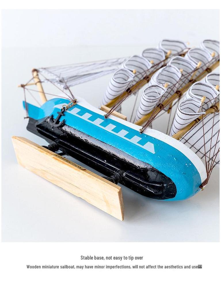 Sailboat Ornament: Creative Home Décor for Living Room, Wine Cabinet, Graduation Gift, or Office Desktop