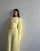 European & American Women's 2025 Summer Casual Long Cardigan & High-waisted Trousers Set.