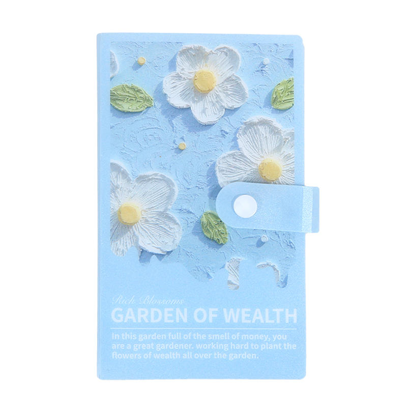 Savings Book Beautiful and Fresh Flower Student Savings Book Cash Storage Book Printed Portable Savings Book