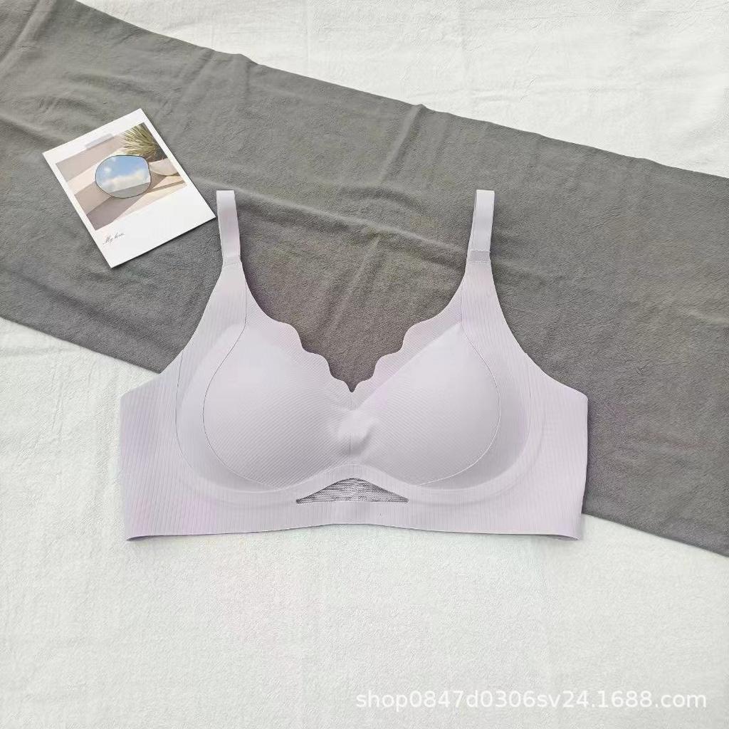Soft support pull-up support seamless underwear women's small breasts gather and show large breasts Adjustment bra