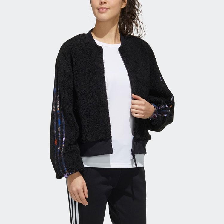 (WMNS) adidas CNY Mic Bomber Series Double Sided Aviator Jacket Women's GG0770